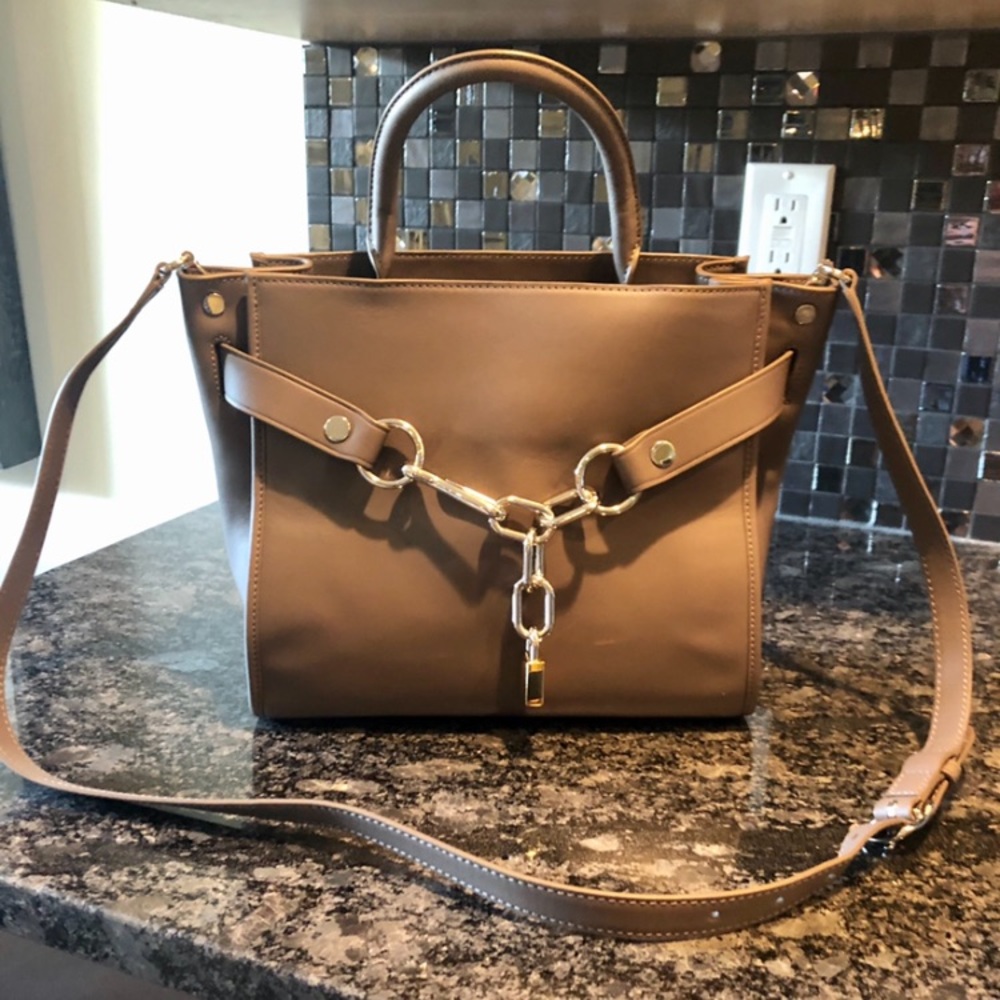Alexander Wang Attica Shoulder Bag in Mink Grey